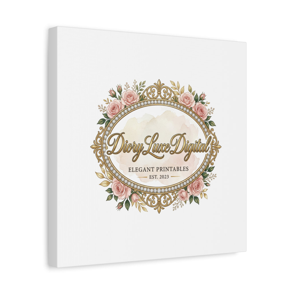 DioryLuxe Botanical Crest Wall Canvas