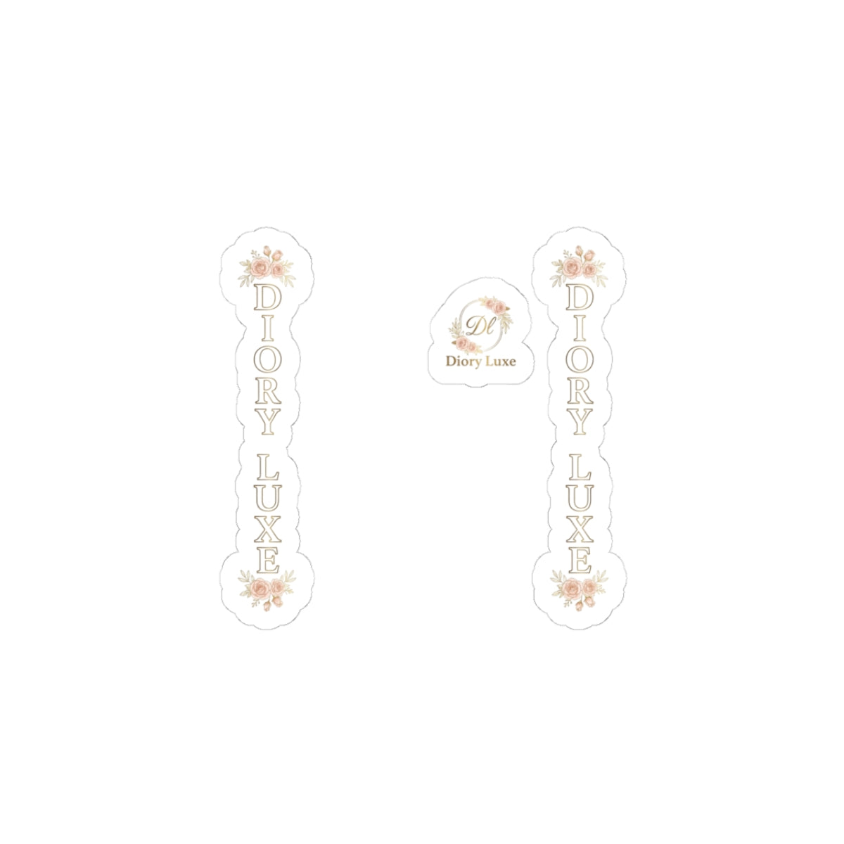 Luxe Label — DioryLuxe Kiss-Cut Sticker