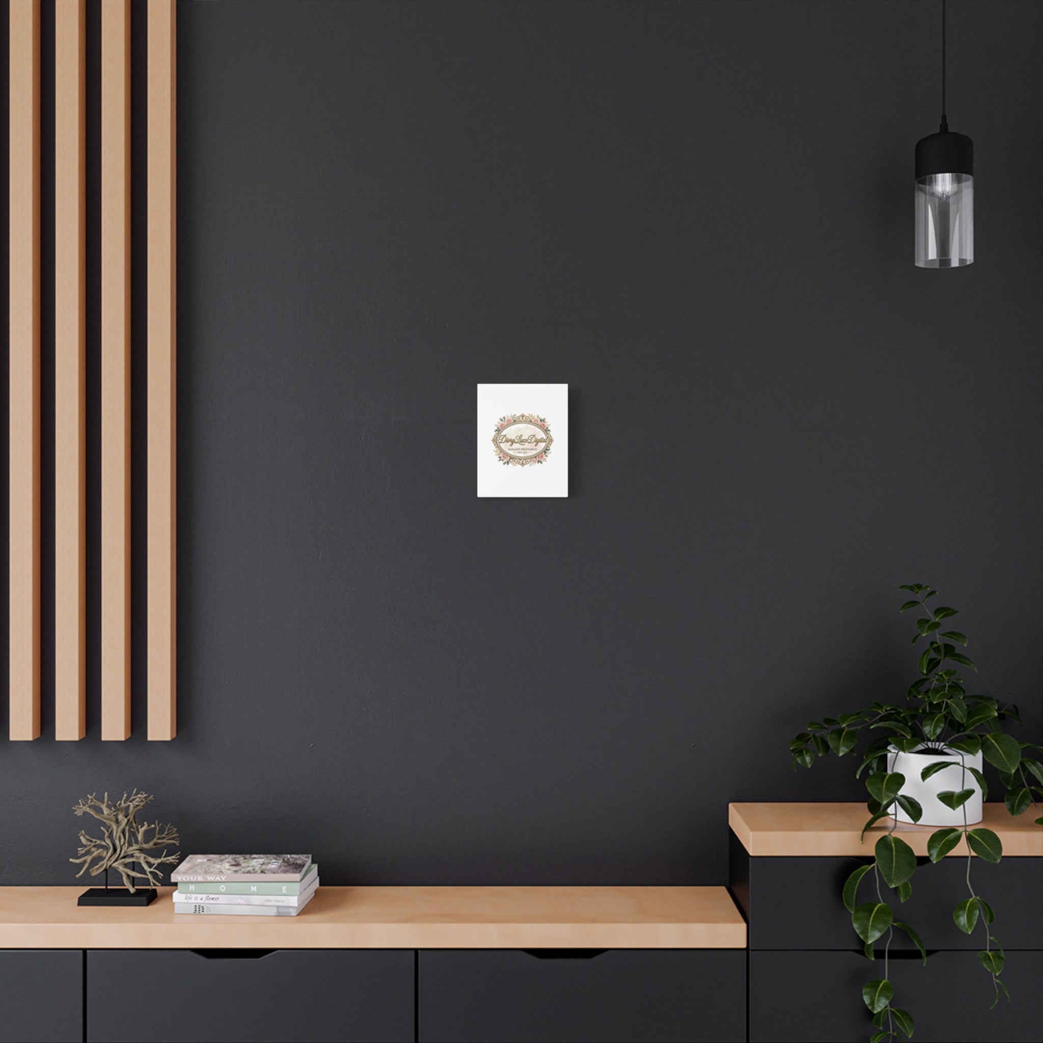 DioryLuxe Botanical Crest Wall Canvas
