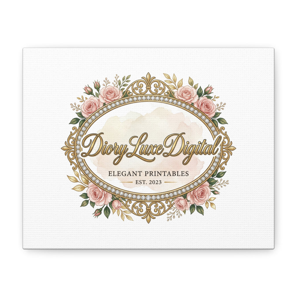 DioryLuxe Botanical Crest Wall Canvas