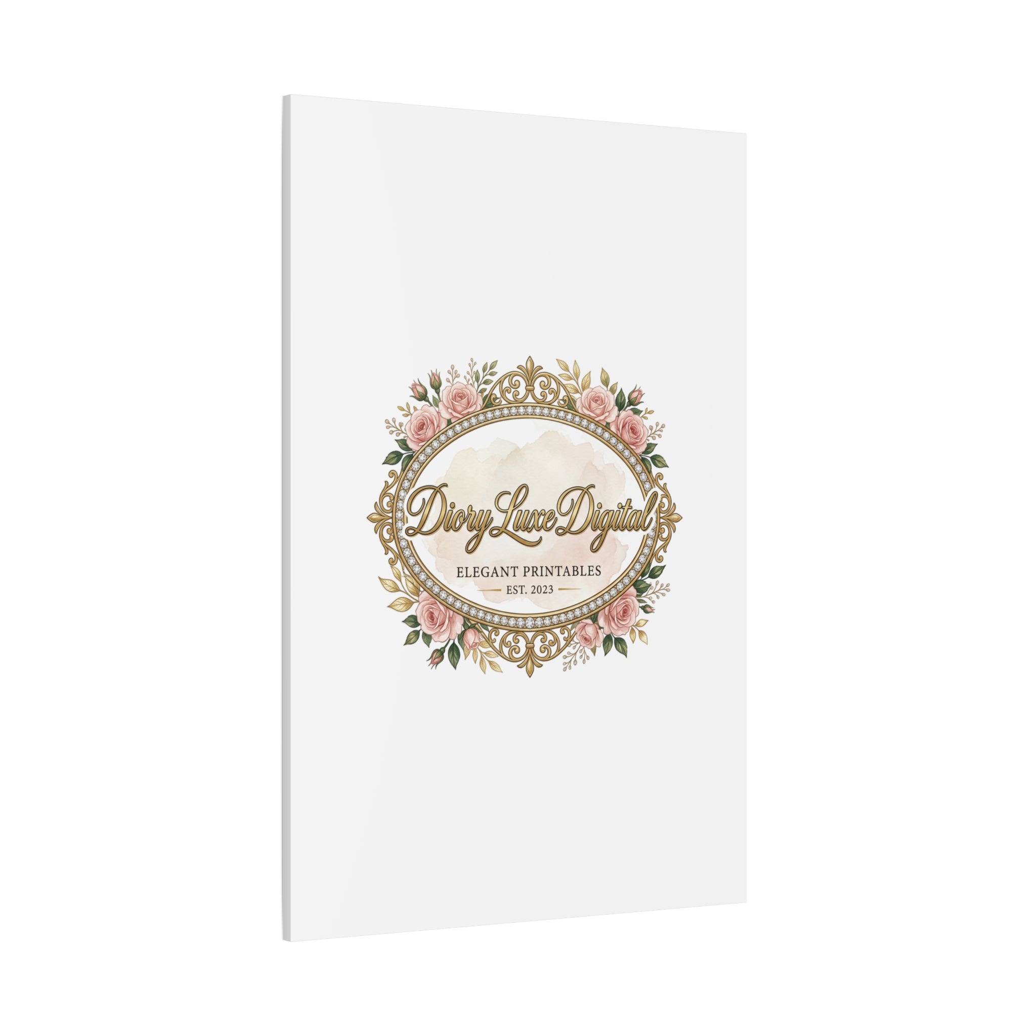 DioryLuxe Botanical Crest Wall Canvas