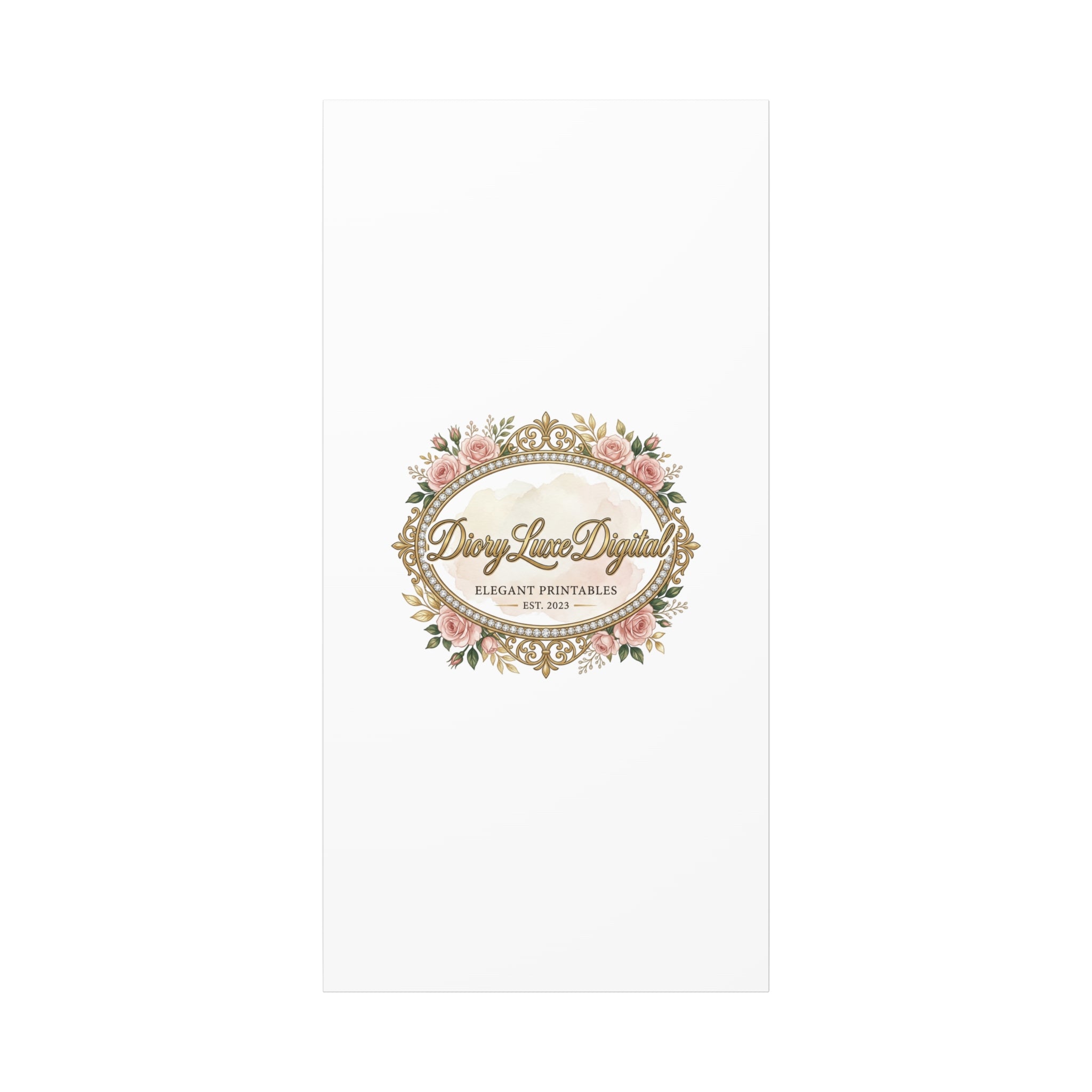DioryLuxe Botanical Crest Wall Canvas