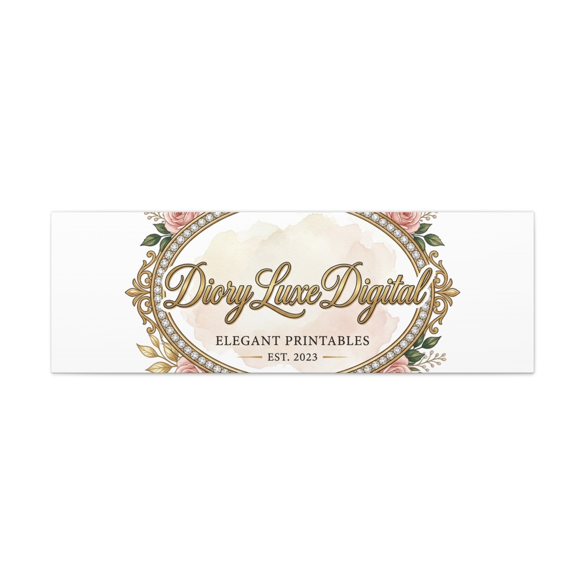 DioryLuxe Botanical Crest Wall Canvas