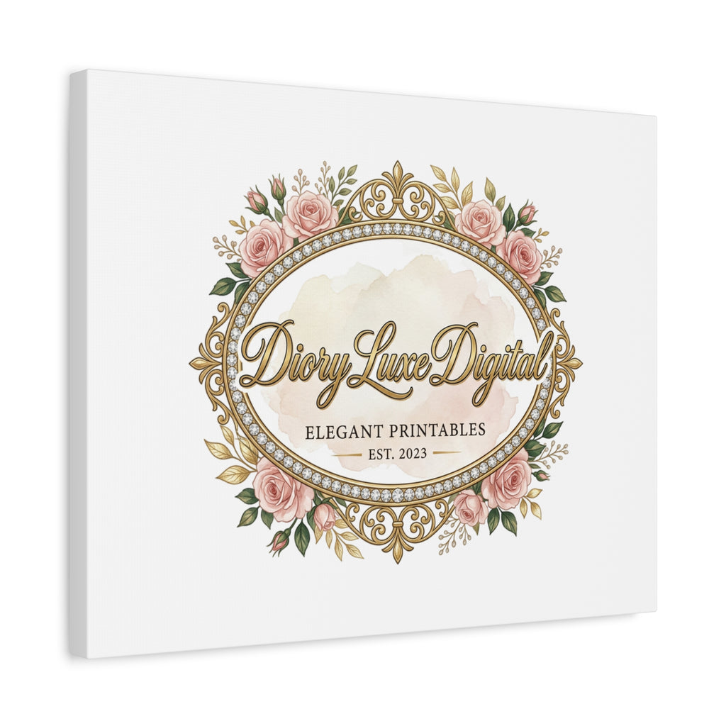 DioryLuxe Botanical Crest Wall Canvas