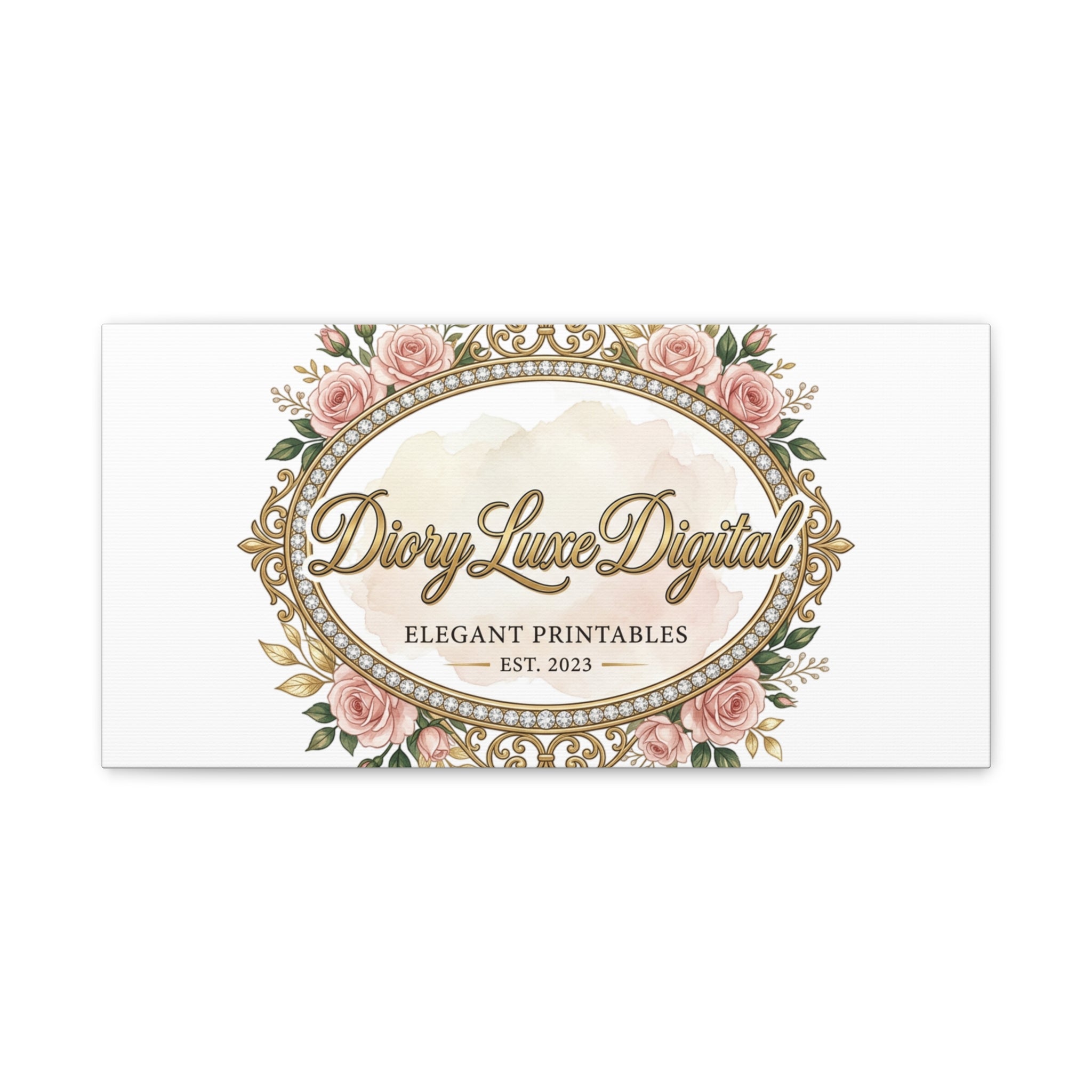DioryLuxe Botanical Crest Wall Canvas