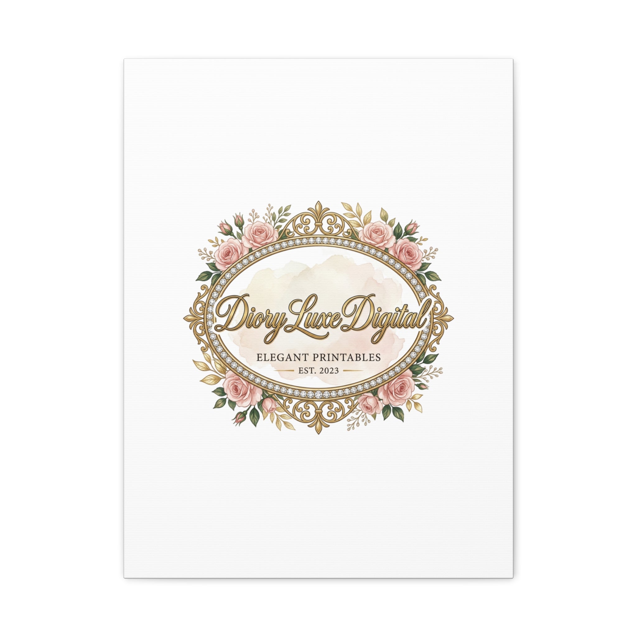 DioryLuxe Botanical Crest Wall Canvas