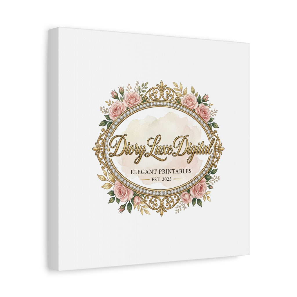 DioryLuxe Botanical Crest Wall Canvas