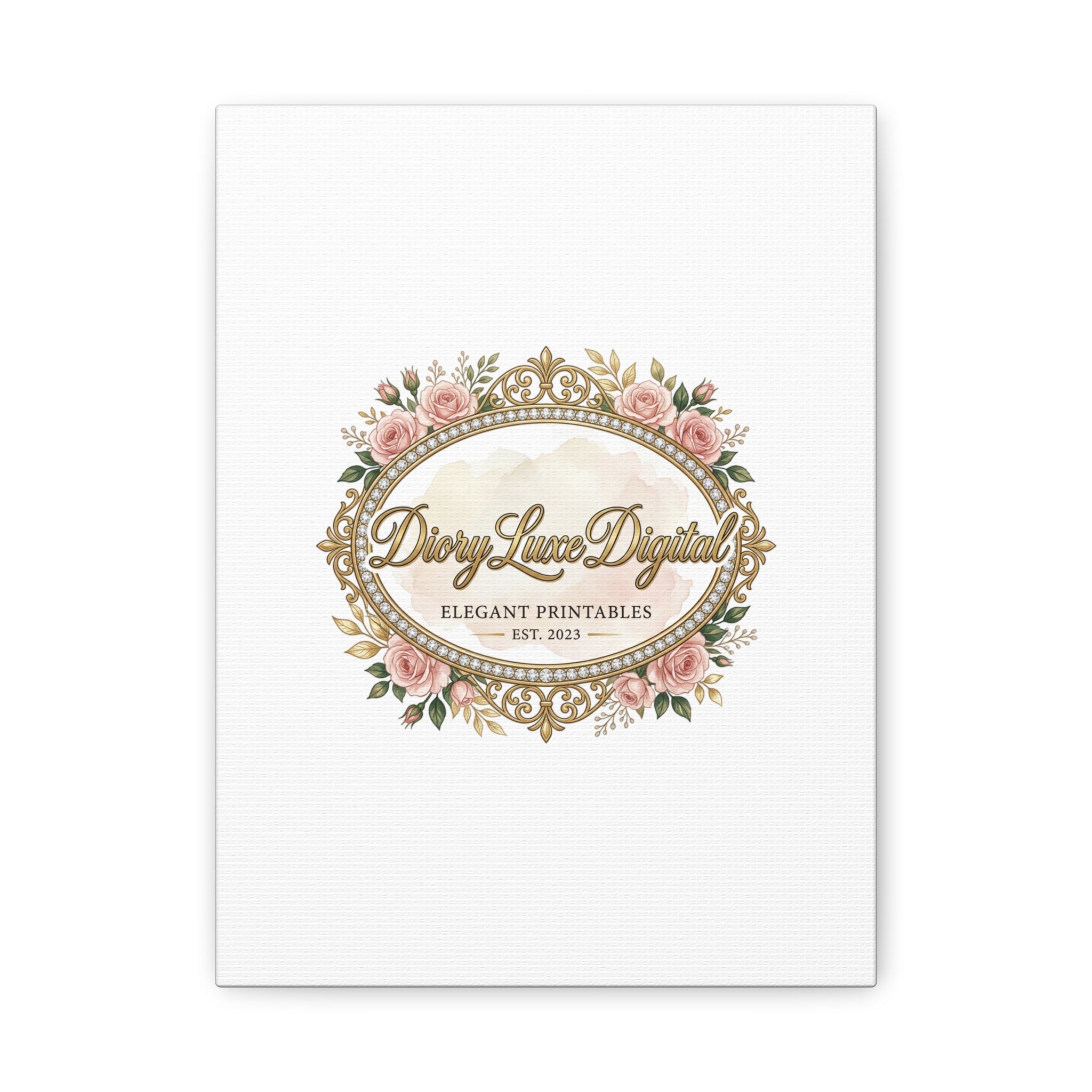DioryLuxe Botanical Crest Wall Canvas