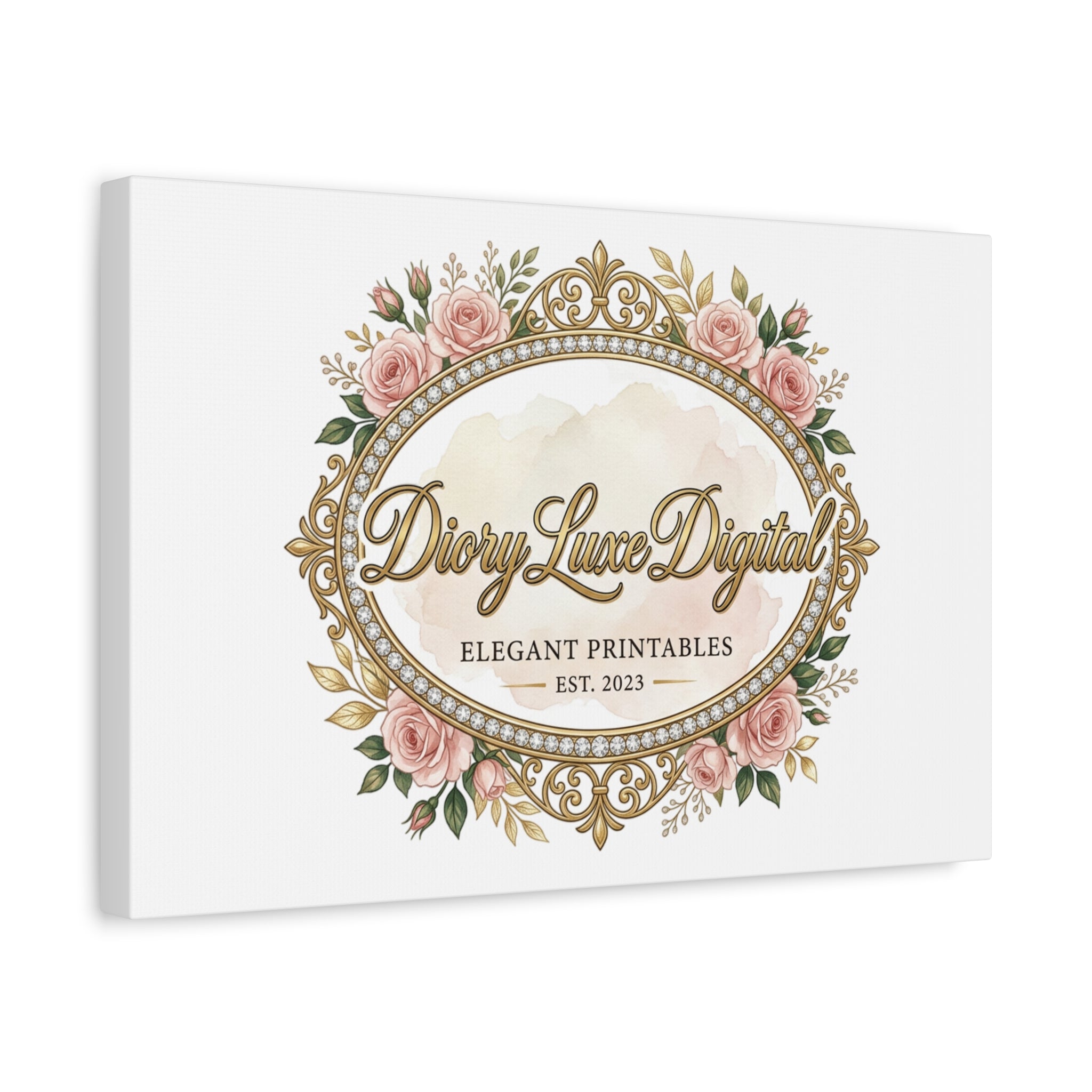 DioryLuxe Botanical Crest Wall Canvas