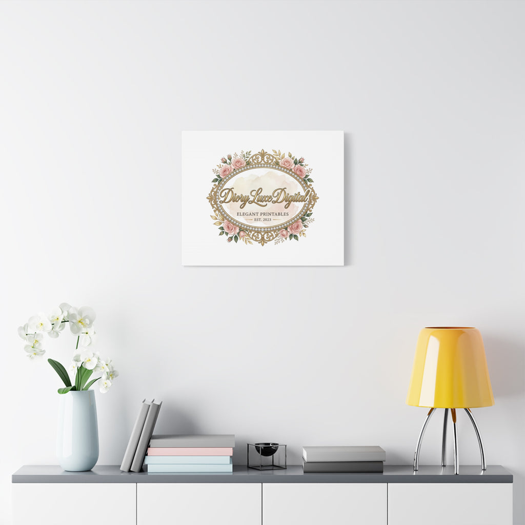 DioryLuxe Botanical Crest Wall Canvas
