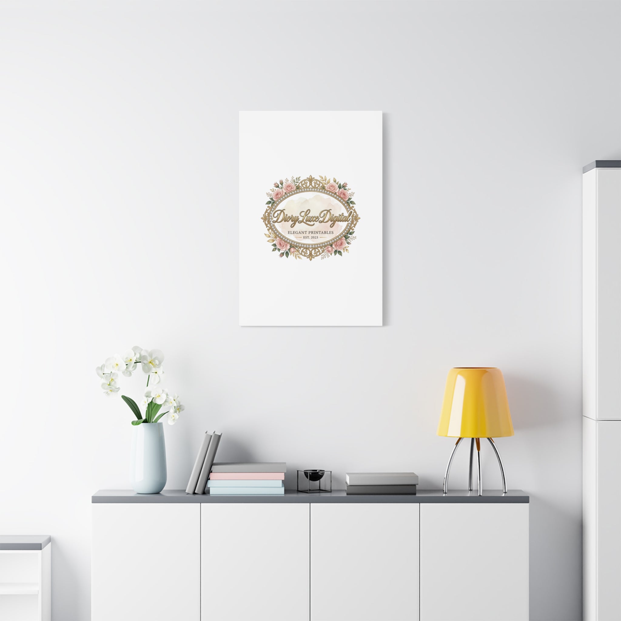 DioryLuxe Botanical Crest Wall Canvas