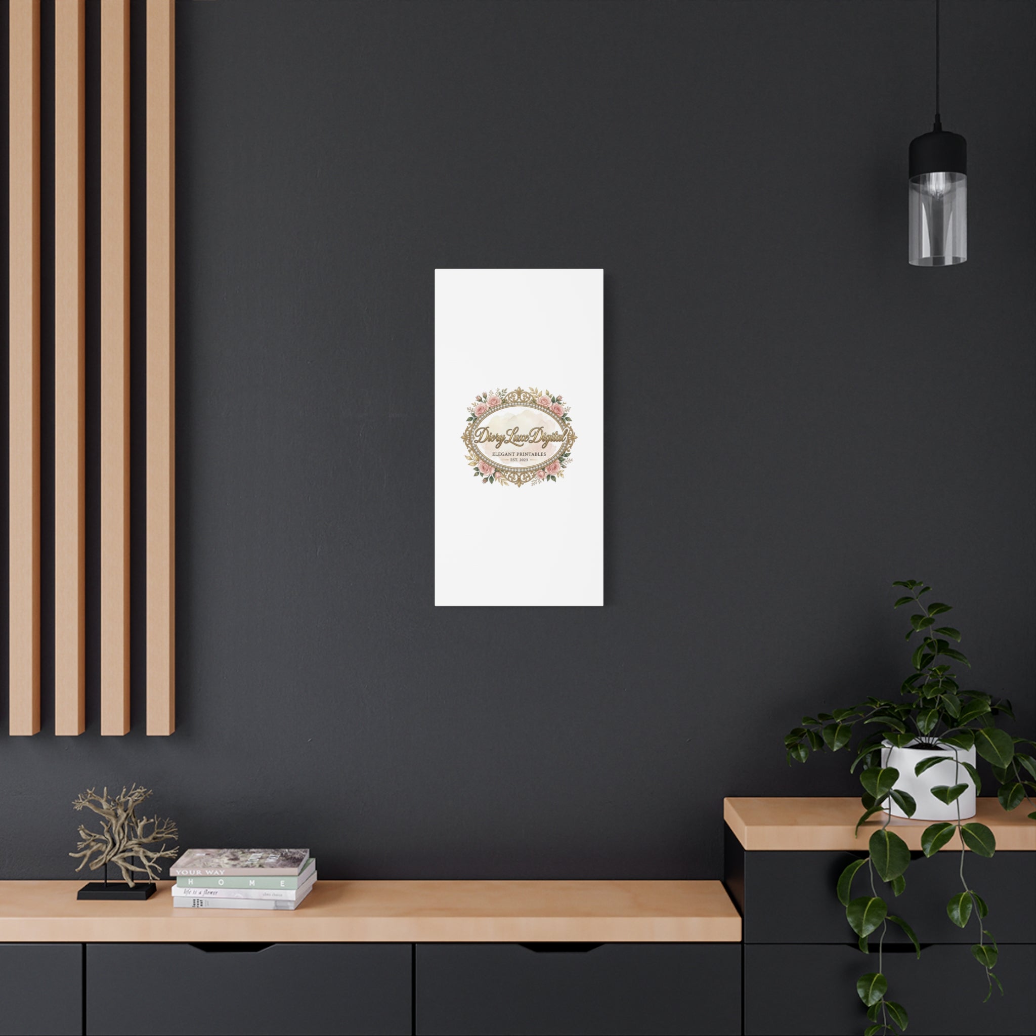 DioryLuxe Botanical Crest Wall Canvas
