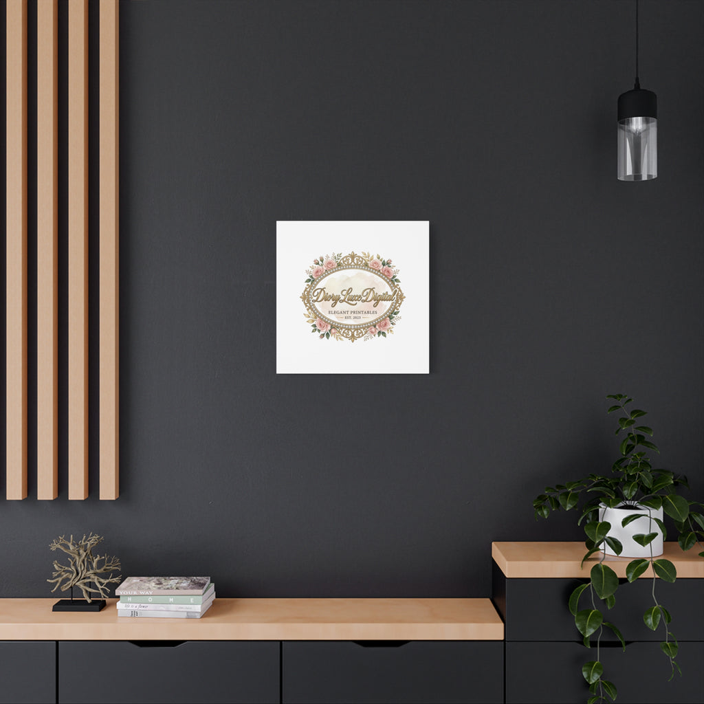 DioryLuxe Botanical Crest Wall Canvas