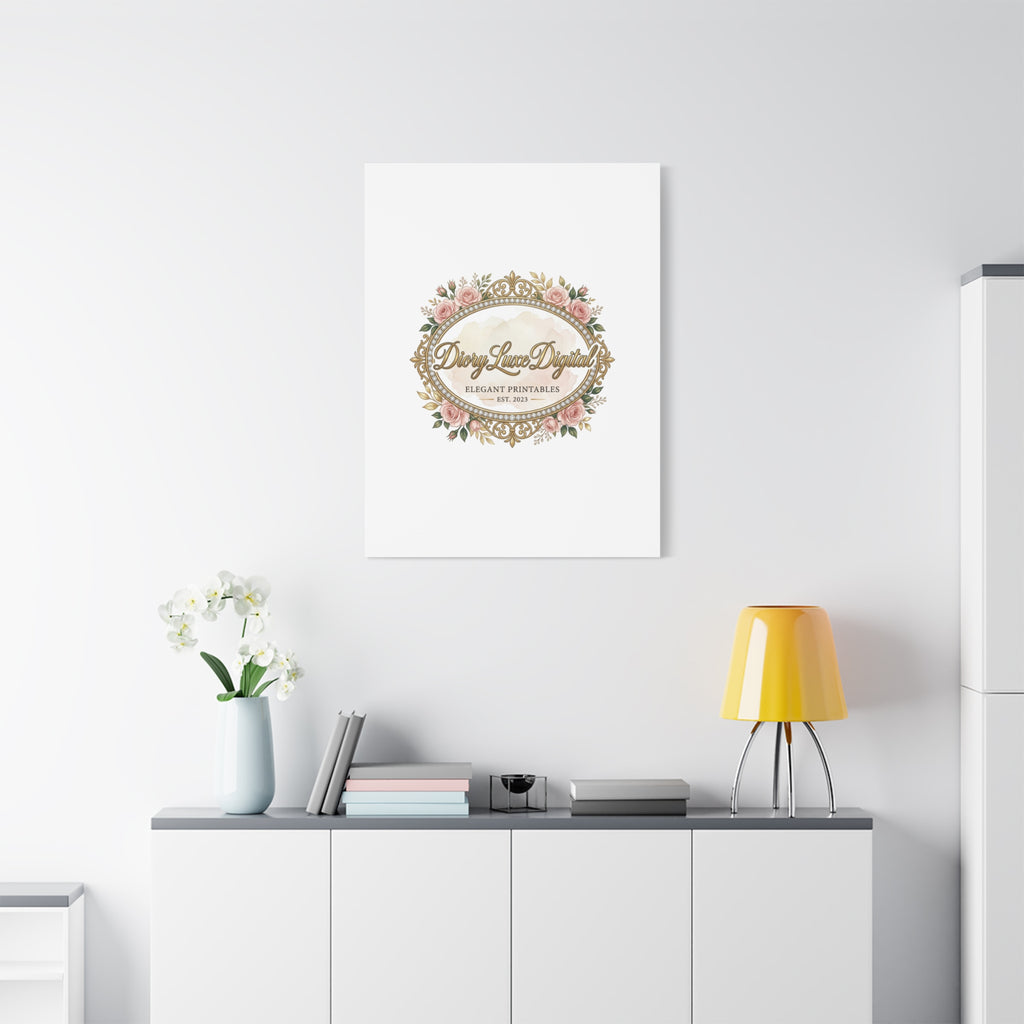 DioryLuxe Botanical Crest Wall Canvas