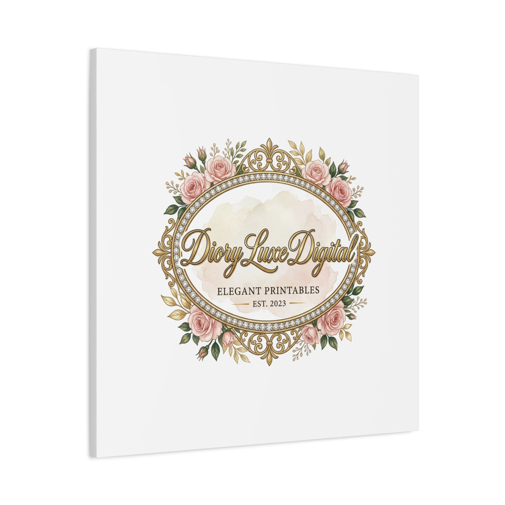 DioryLuxe Botanical Crest Wall Canvas