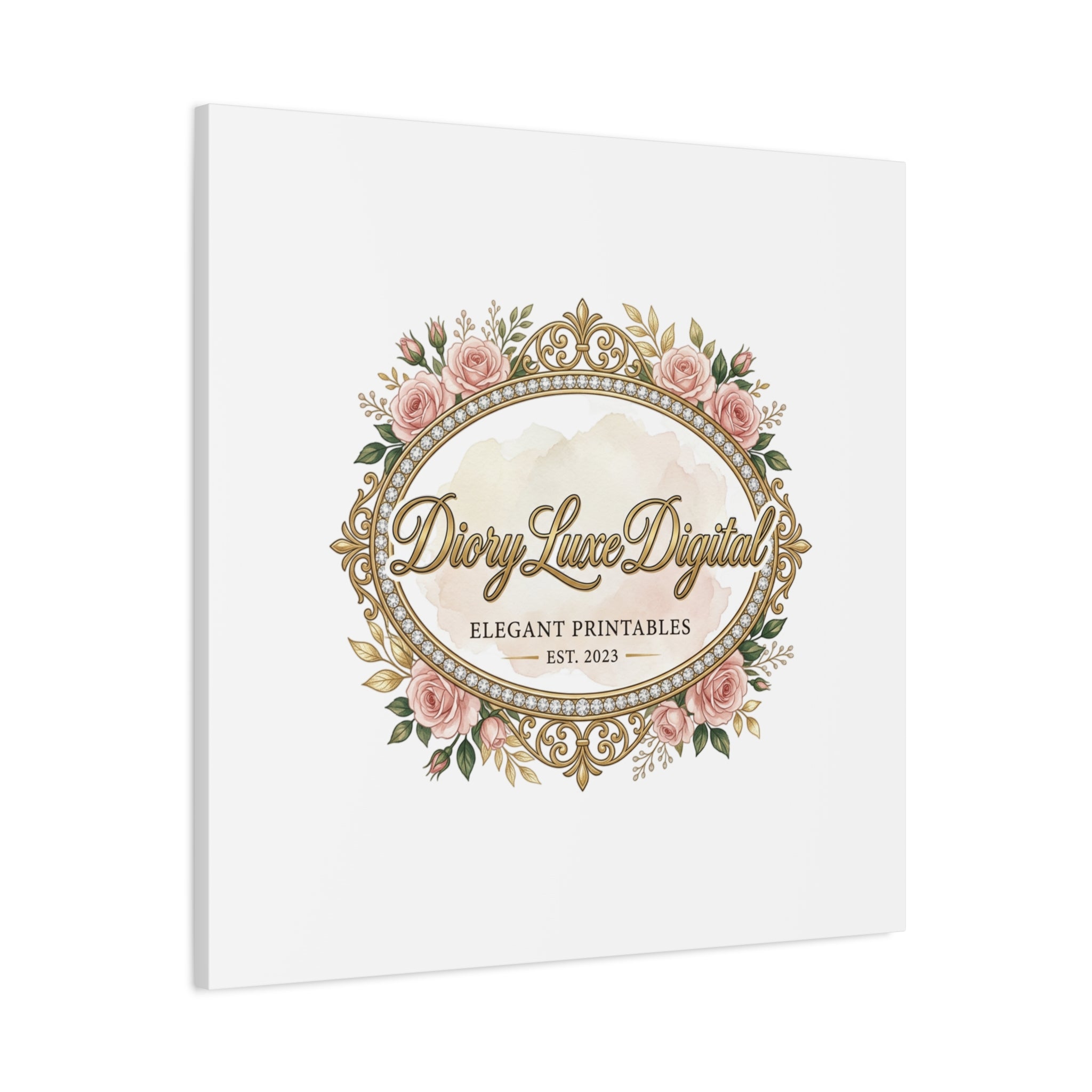 DioryLuxe Botanical Crest Wall Canvas