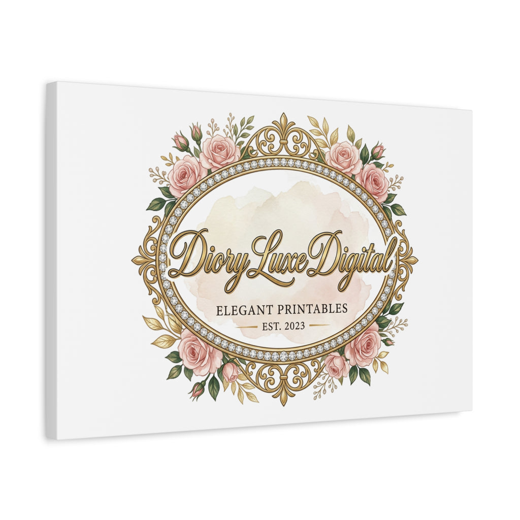 DioryLuxe Botanical Crest Wall Canvas