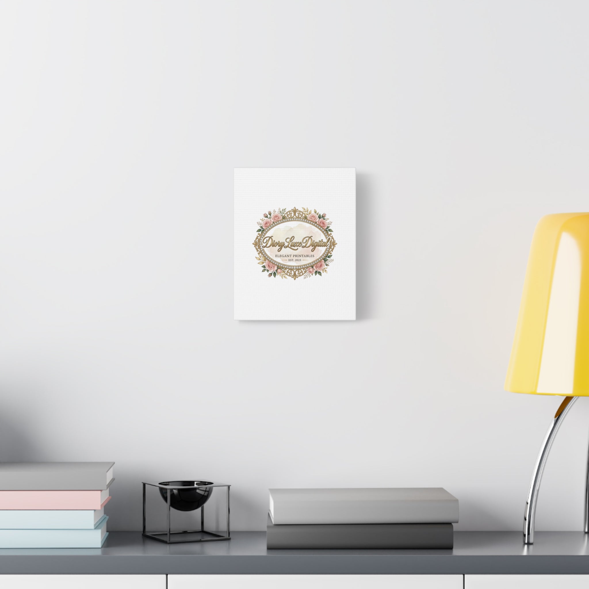 DioryLuxe Botanical Crest Wall Canvas