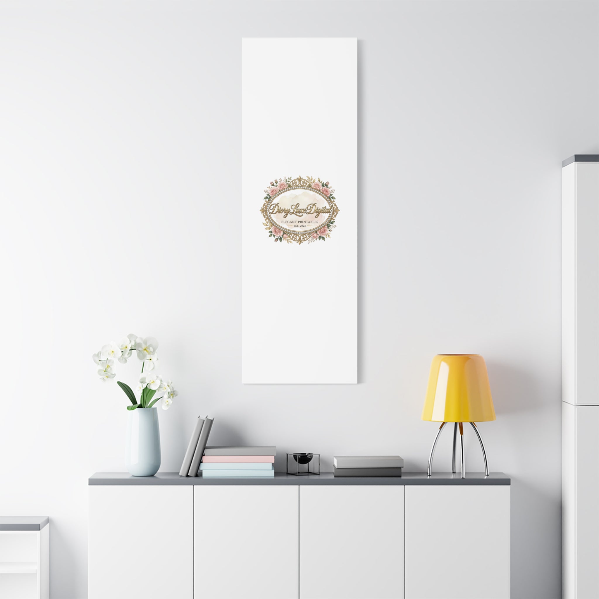 DioryLuxe Botanical Crest Wall Canvas