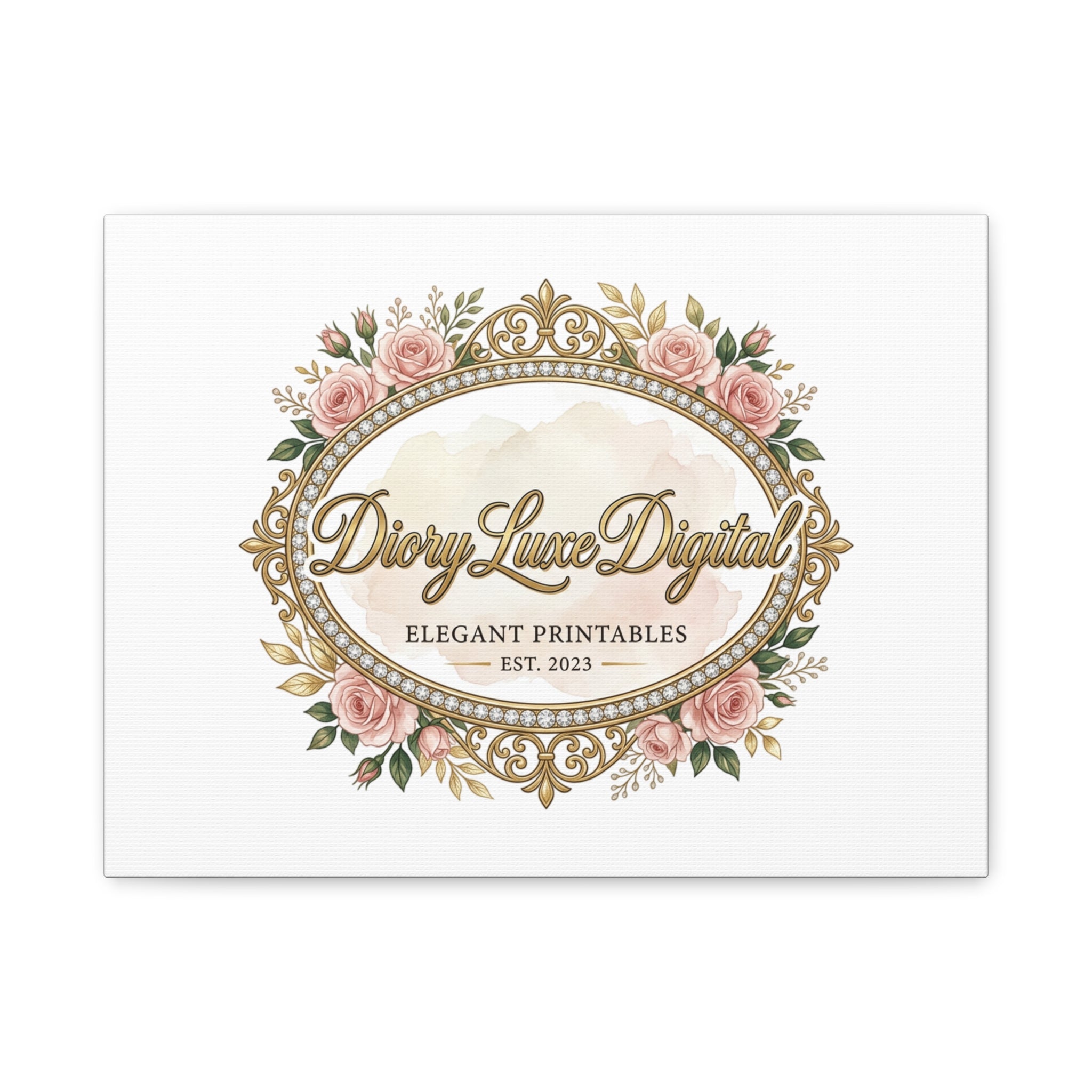 DioryLuxe Botanical Crest Wall Canvas