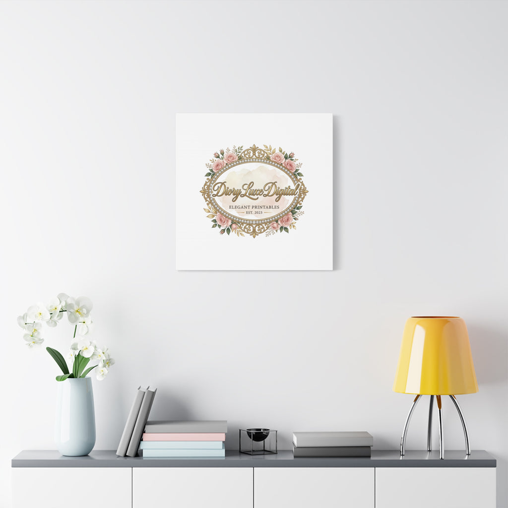 DioryLuxe Botanical Crest Wall Canvas