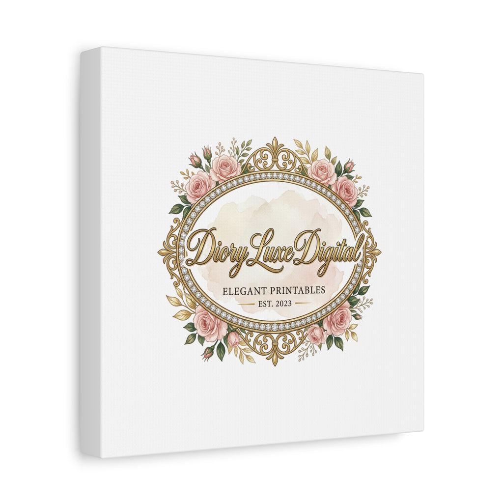 DioryLuxe Botanical Crest Wall Canvas