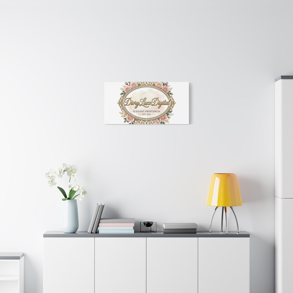 DioryLuxe Botanical Crest Wall Canvas