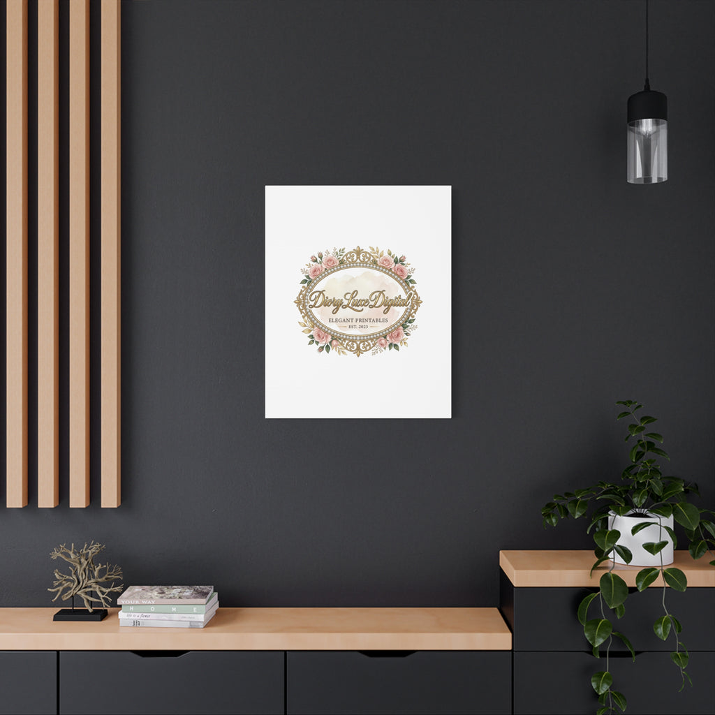 DioryLuxe Botanical Crest Wall Canvas
