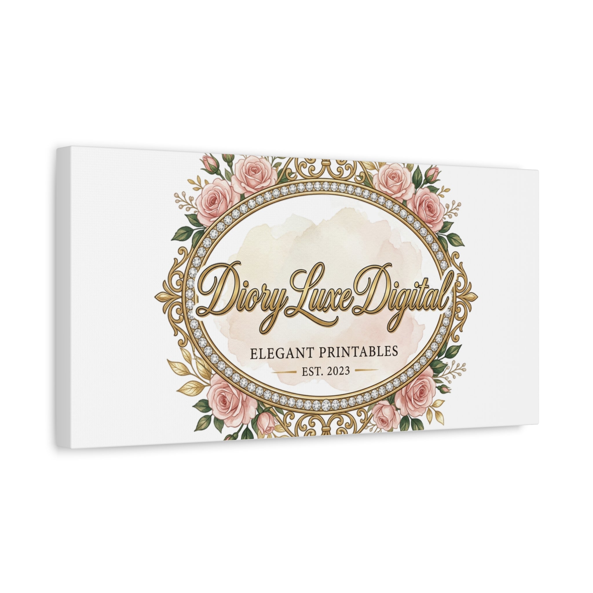 DioryLuxe Botanical Crest Wall Canvas