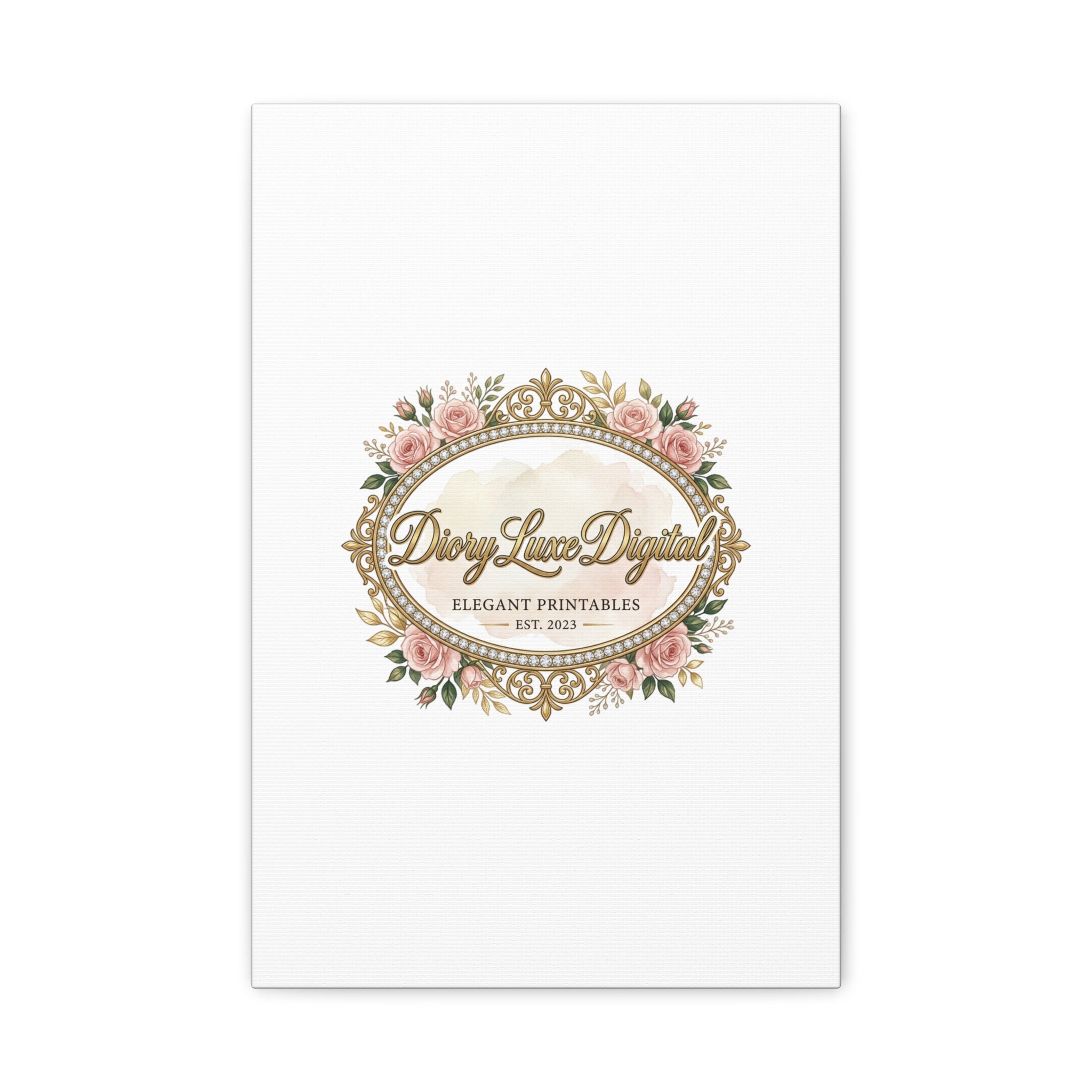 DioryLuxe Botanical Crest Wall Canvas