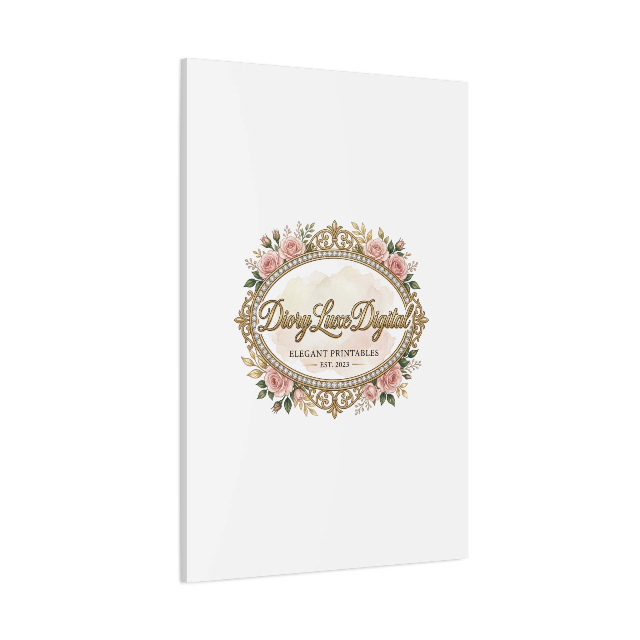 DioryLuxe Botanical Crest Wall Canvas