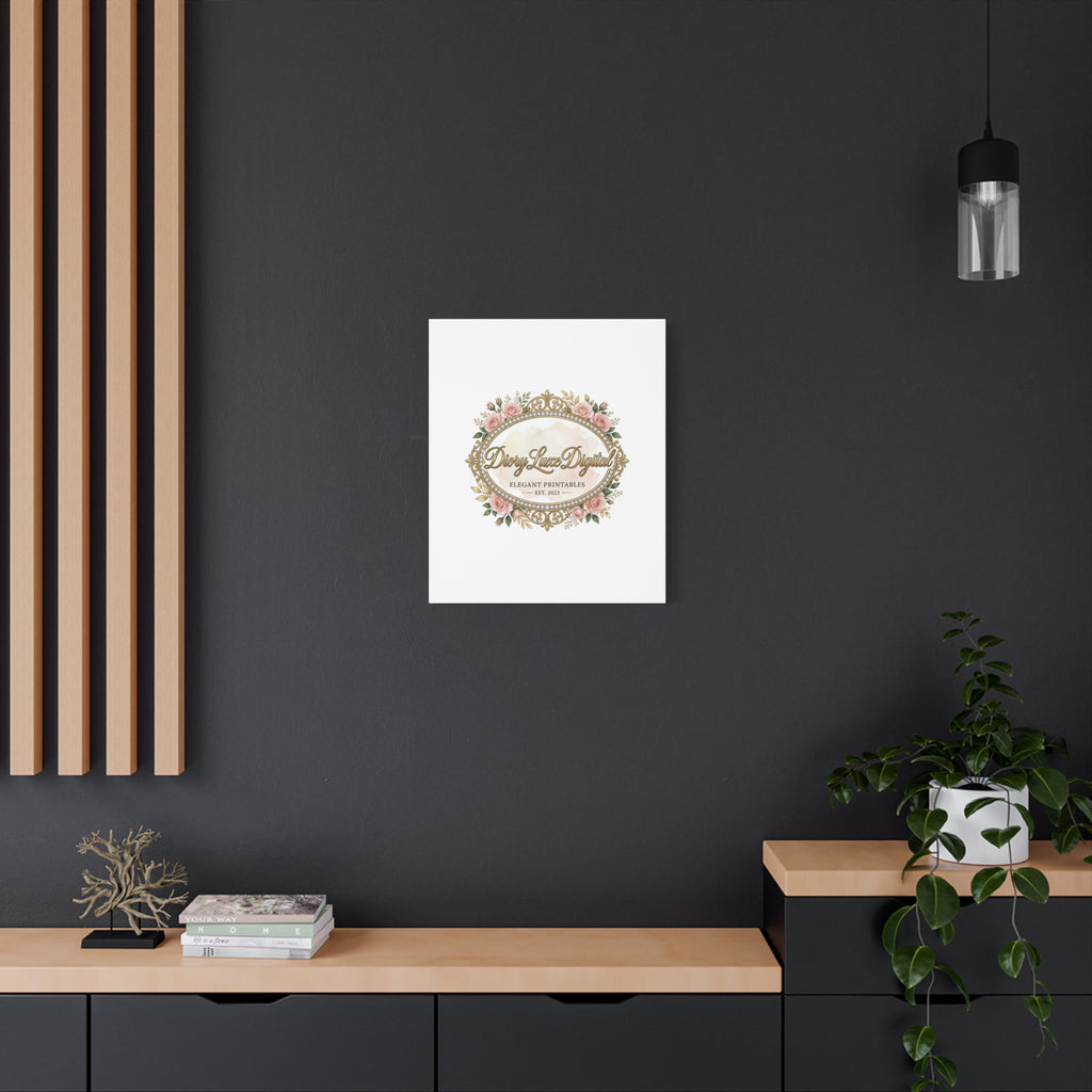 DioryLuxe Botanical Crest Wall Canvas