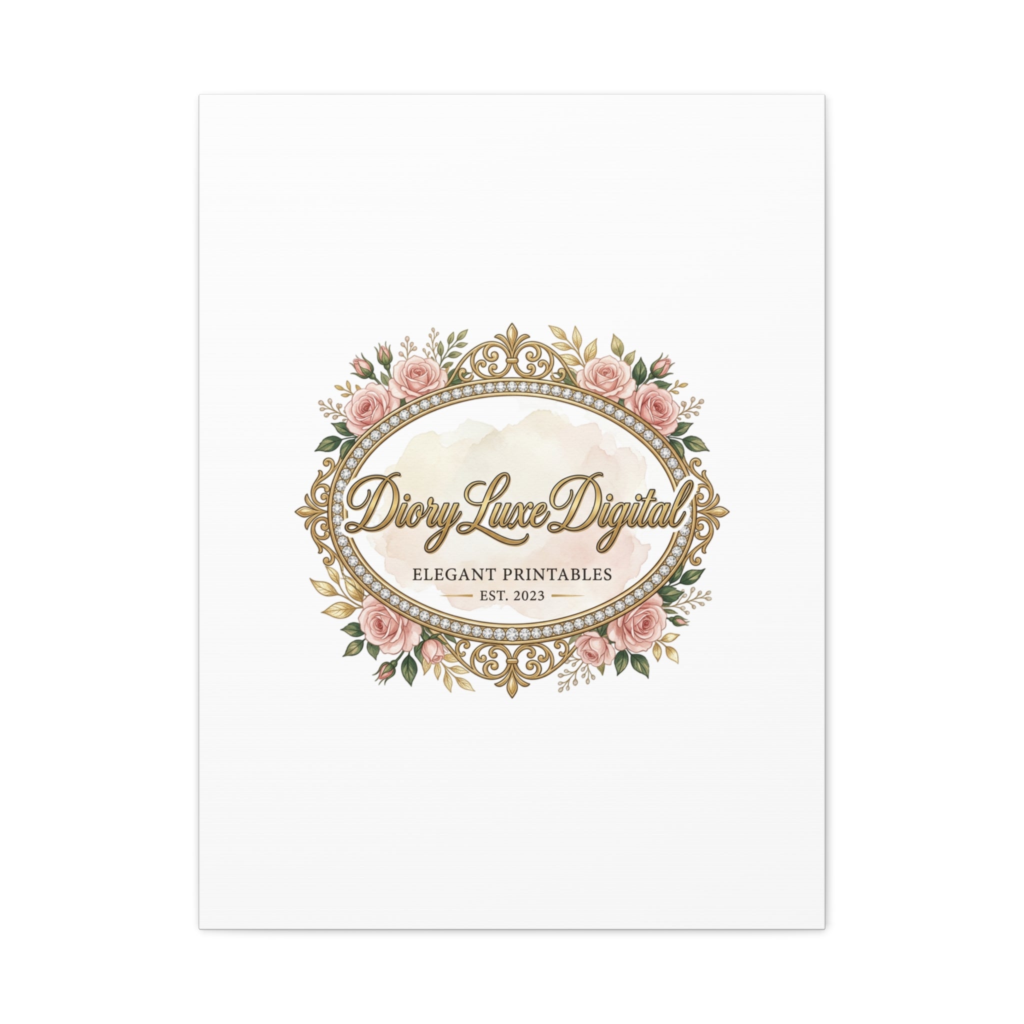DioryLuxe Botanical Crest Wall Canvas