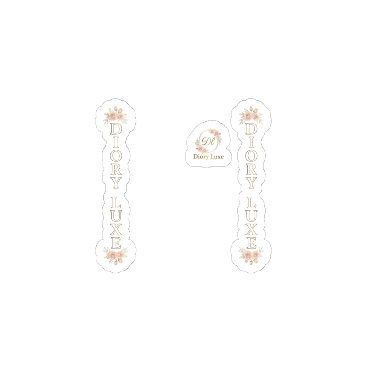 Luxe Label — DioryLuxe Kiss-Cut Sticker
