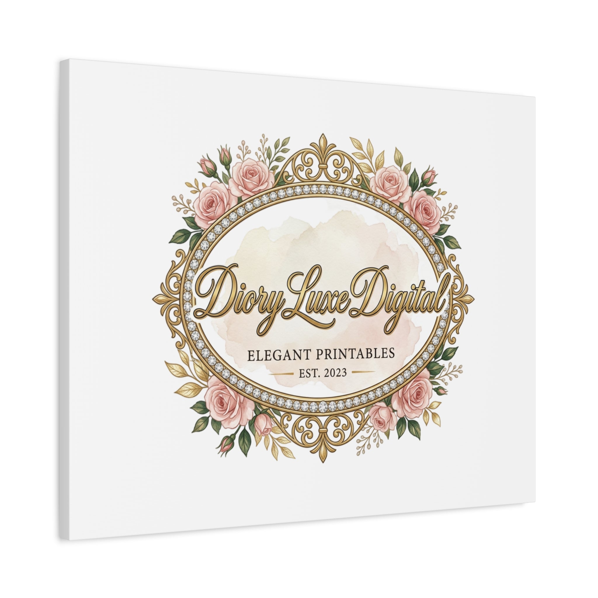 DioryLuxe Botanical Crest Wall Canvas