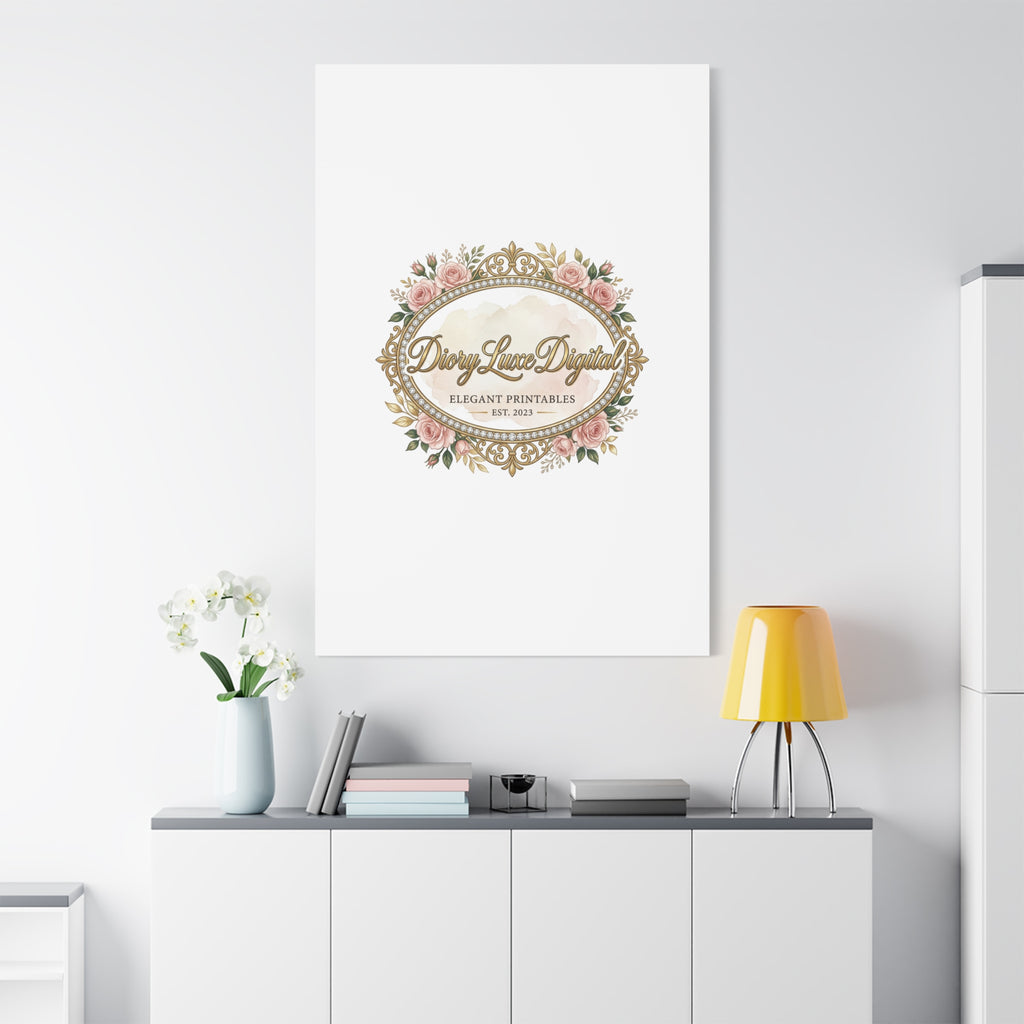 DioryLuxe Botanical Crest Wall Canvas