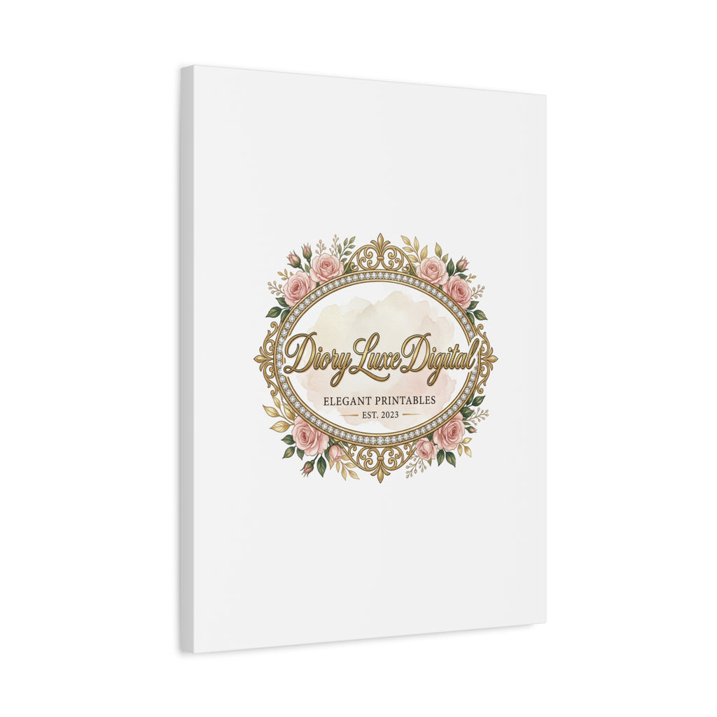 DioryLuxe Botanical Crest Wall Canvas