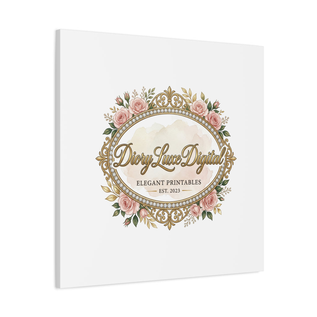 DioryLuxe Botanical Crest Wall Canvas