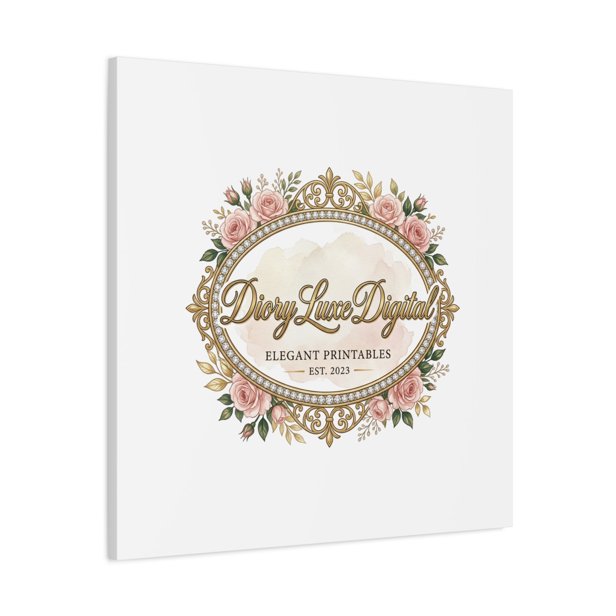 DioryLuxe Botanical Crest Wall Canvas