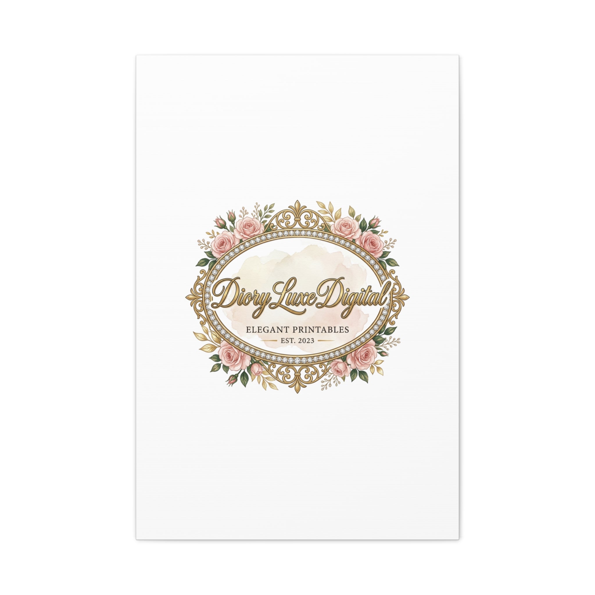 DioryLuxe Botanical Crest Wall Canvas