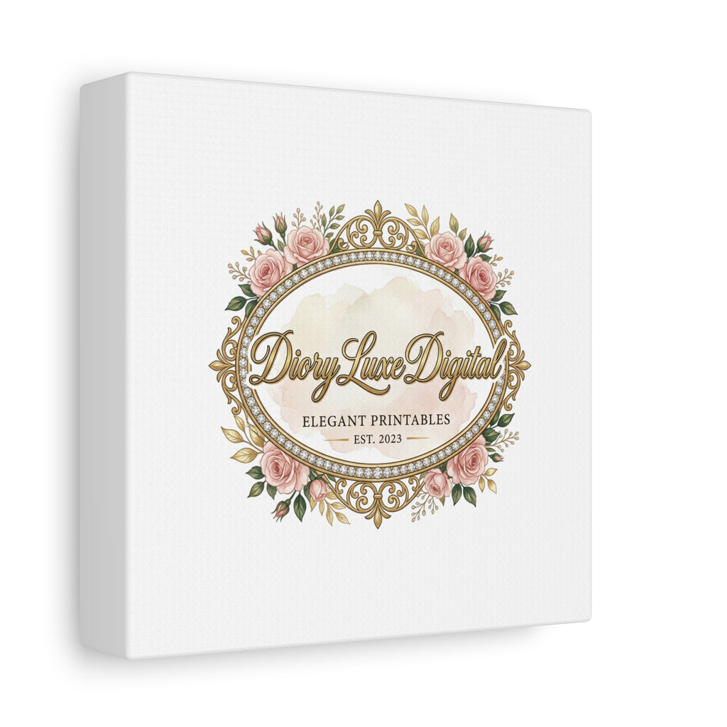 DioryLuxe Botanical Crest Wall Canvas