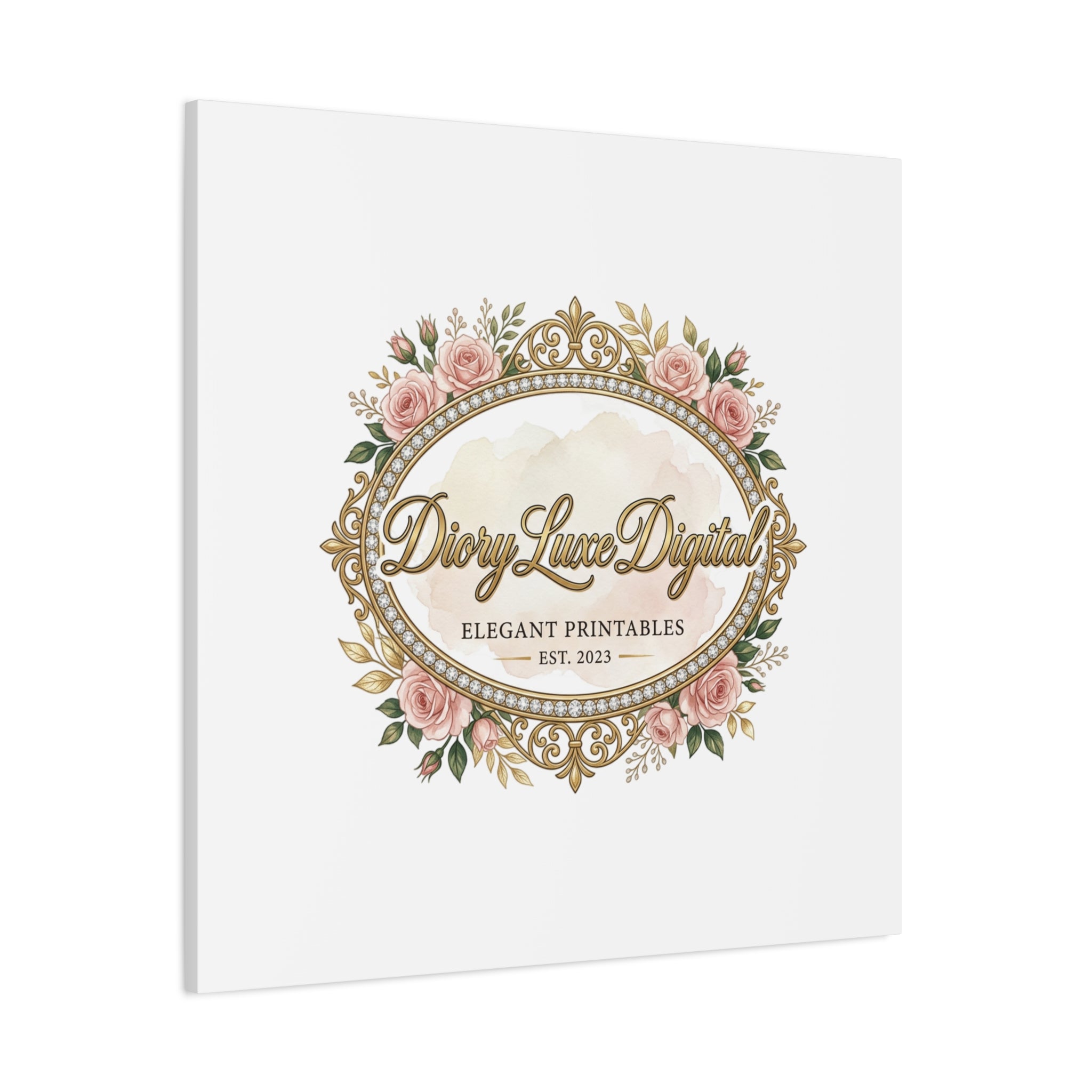 DioryLuxe Botanical Crest Wall Canvas