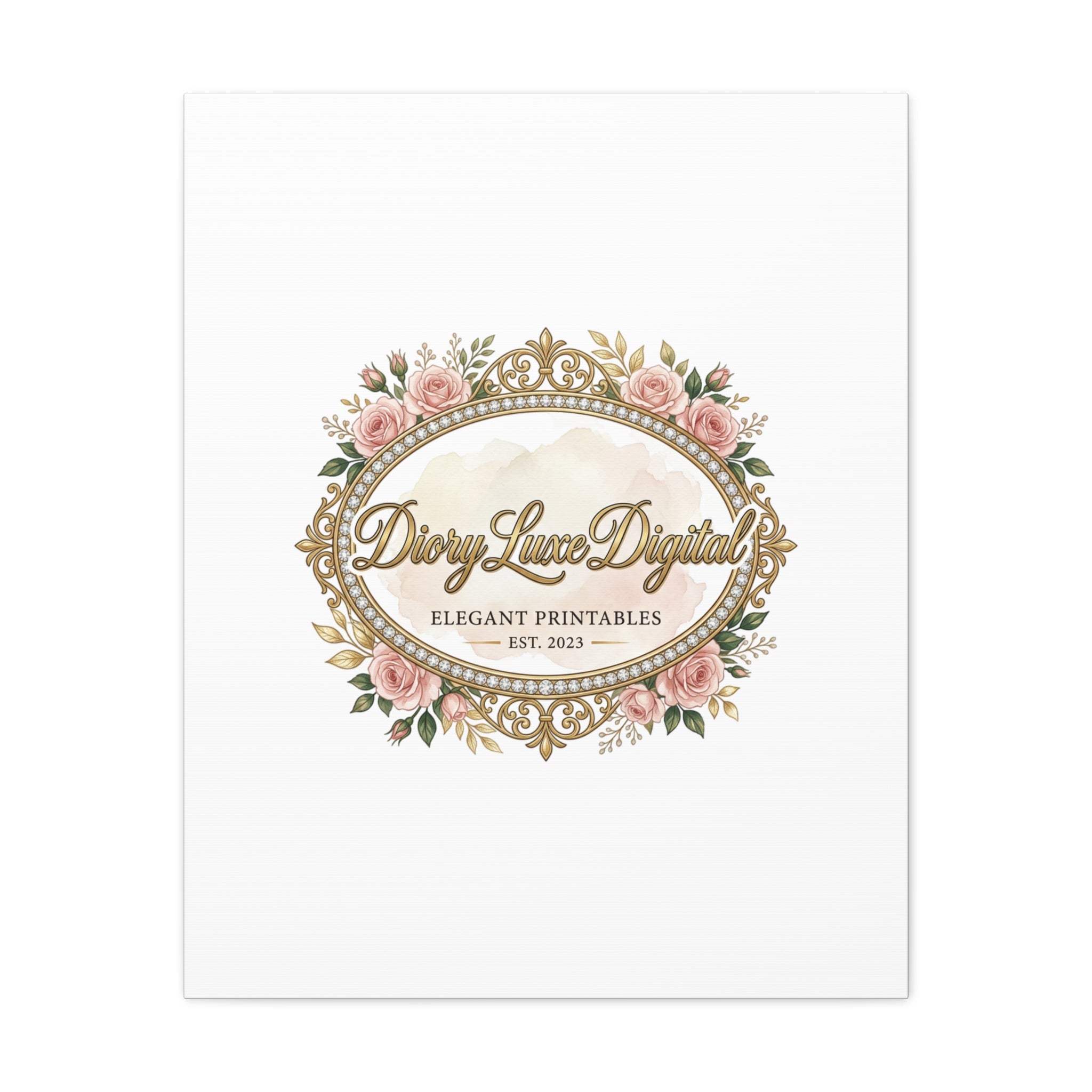 DioryLuxe Botanical Crest Wall Canvas