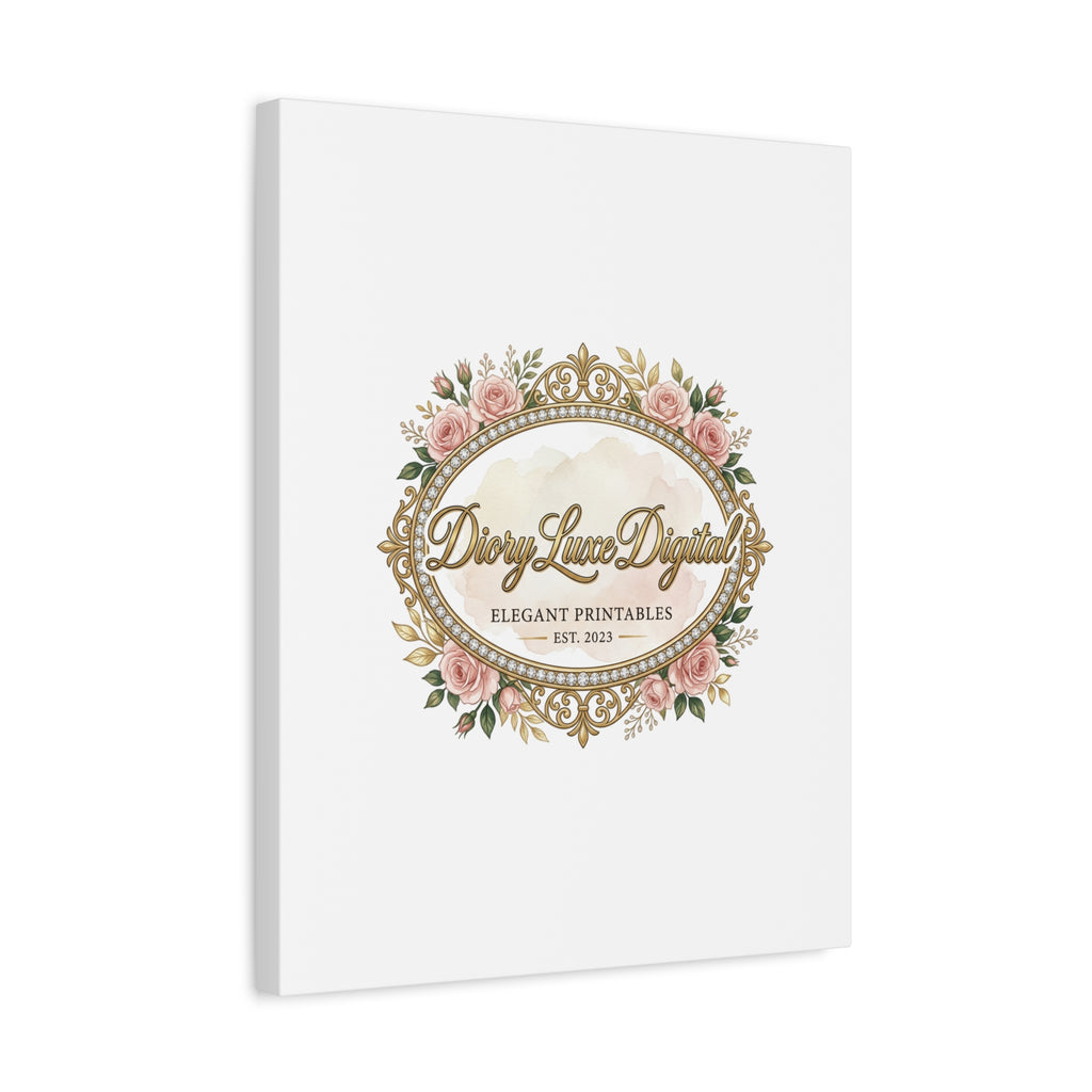 DioryLuxe Botanical Crest Wall Canvas