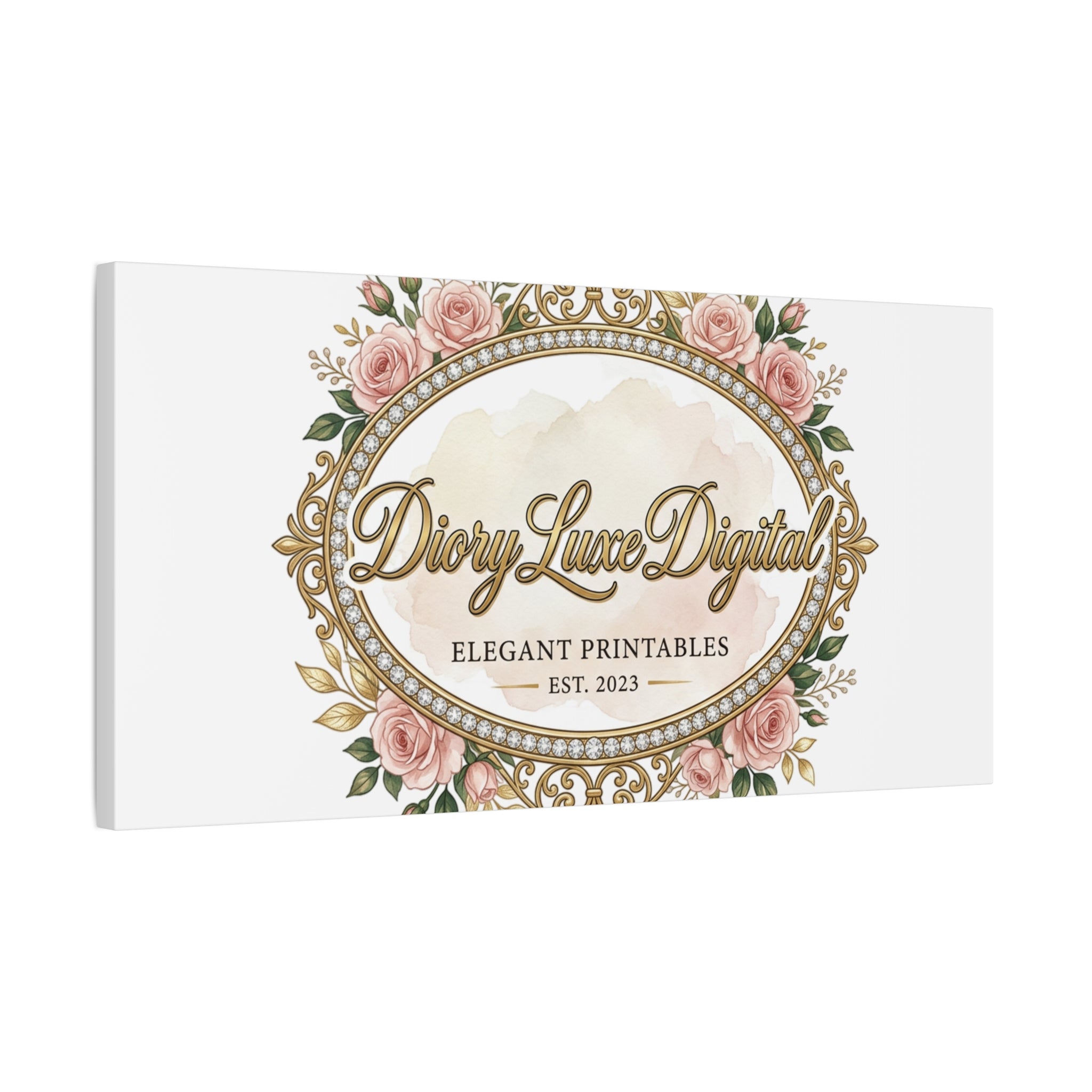 DioryLuxe Botanical Crest Wall Canvas