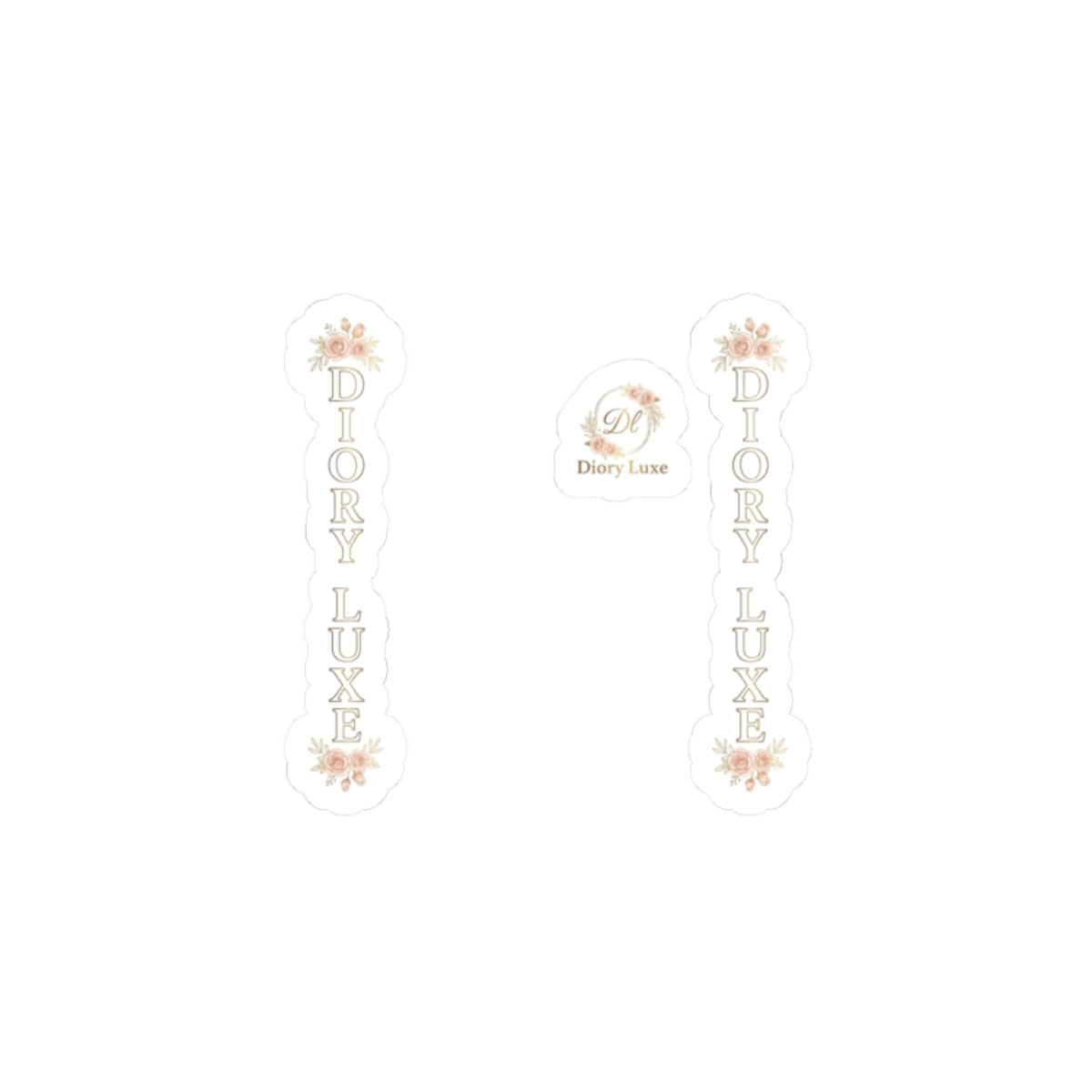 Luxe Label — DioryLuxe Kiss-Cut Sticker
