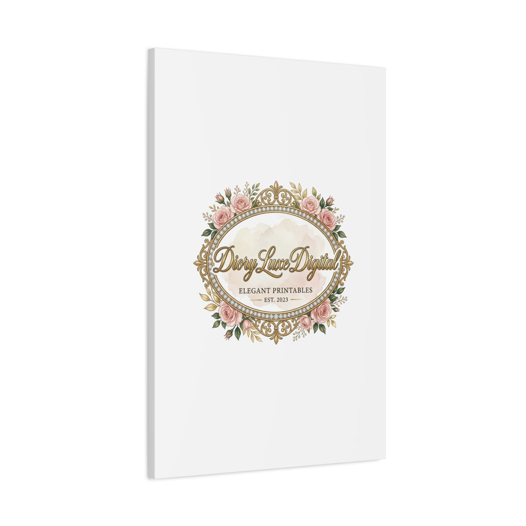 DioryLuxe Botanical Crest Wall Canvas