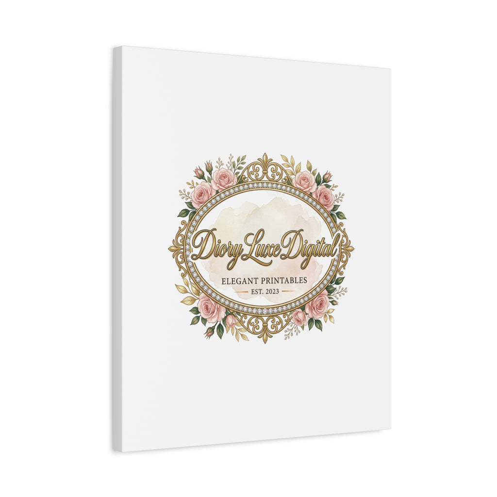 DioryLuxe Botanical Crest Wall Canvas