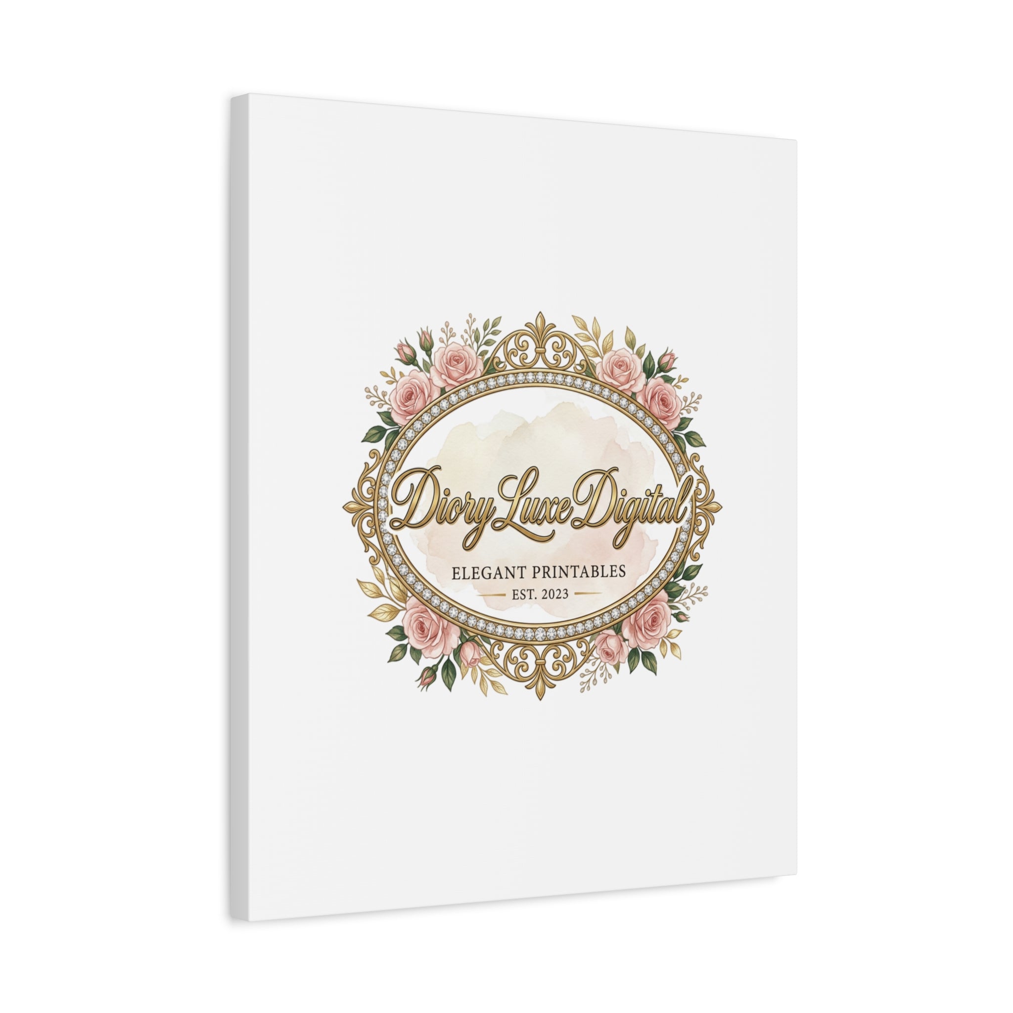 DioryLuxe Botanical Crest Wall Canvas