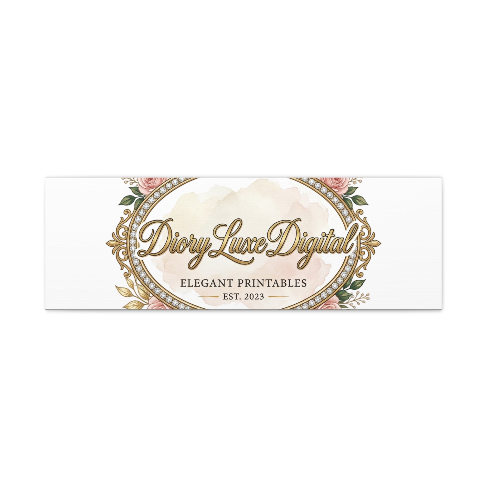 DioryLuxe Botanical Crest Wall Canvas